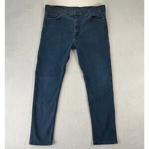 Levis 508 Jeans 38x34 Line 8 Regular Taper Fit Dark Blue Denim (Measure 38x31)